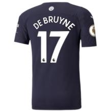 DE BRUYNE #17 Man City Third Fans Jersey 2021/22(League Font)