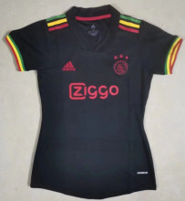 2021/22 Ajax Third Black Women Soccer Jersey