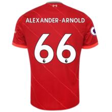 ALEXANDER-ARNOLD #66 LFC 1:1 Home Fans Jersey 2021/22 (League Font)