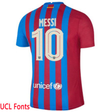 MESSI #10 BA 1:1 Home Fans Jersey 2021/22  (UCL Fonts欧冠字体)