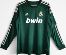 2021/13 RM Third Green Retro Long Sleeve Soccer Jersey