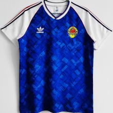 1992 Yugoslavia Home Blue White Retro Soccer Jersey
