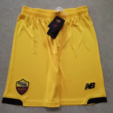 2021/22 AS RM Third Yellow Shorts Pants