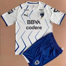 2021/22 Monterrey Away White Kids Soccer Jersey