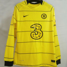 2021/22 CFC Away Yellow Long Sleeve Player Soccer Jersey