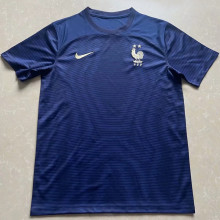 2020 France Home Blue Fans Soccer Jersey