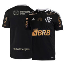 2022 Flamengo Excelência Negra Black Fans Jersey (All AD 全+背下新广告有胸前黑人金头 )