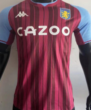 2021/22 Aston Villa Home Player Version Soccer Jersey