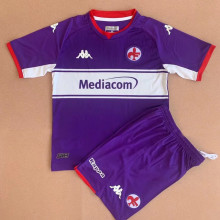 2021/22 Fiorentina Home Purple Kids Soccer Jersey