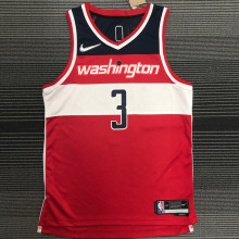 2022 Wizards BEAL #3 Red 75 Years NBA Jerseys 75周年