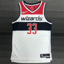 2022 Wizards Kuzma #33 White 75 Years NBA Jerseys 75周年