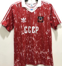 1990 CCCP Home Red Retro Soccer Jersey