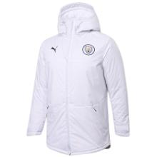 2021/22 Man City White Cotton Jacket