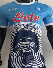 2021/22 Napoli Maradona Special Edition Sky Blue Player Version Jersey