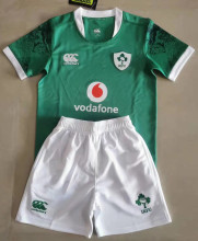 2021/22 Irish IRFU Home Green Rugby Kids Shirt (A Set) 爱尔兰