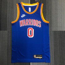 WARRIORS PAYTON II #0 Blue 75th Anniversary Retro NBA Jersey