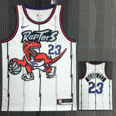 Raptors VANVLEET #23 White Retro Top Quality Hot Pressing NBA Jersey