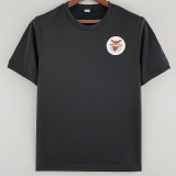 1973-1974 Benfica Black Retro Soccer Jersey