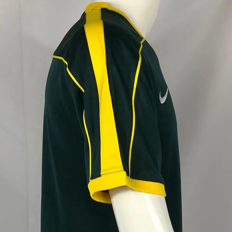 Retro 1998 Brazilian Goalkeeper Jersey - Kitsociety