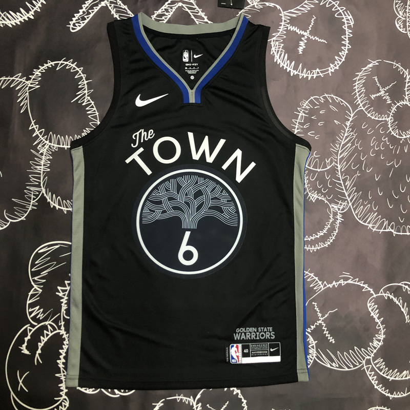 2020 YOUNG #6 Warriors City Edition Black And Grey NBA Jersey