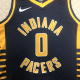 22-23 Indiana Pacers POYTHRESS #0 Black Top Quality Hot Pressing NBA Jersey