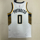 22-23 Indiana Pacers POYTHRESS #0 White Top Quality Hot Pressing NBA Jersey