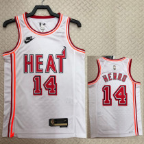 22-23 Heat HERRO #14 White Top Quality Hot Pressing NBA Jersey (Retro Logo)