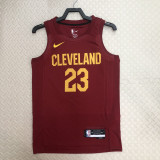 22-23 Cleveland Cavaliers JAMES #23 Red Top Quality Hot Pressing NBA Jersey