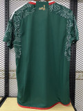 22-23 Mexico Third Fans Soccer Jersey (白图纹)