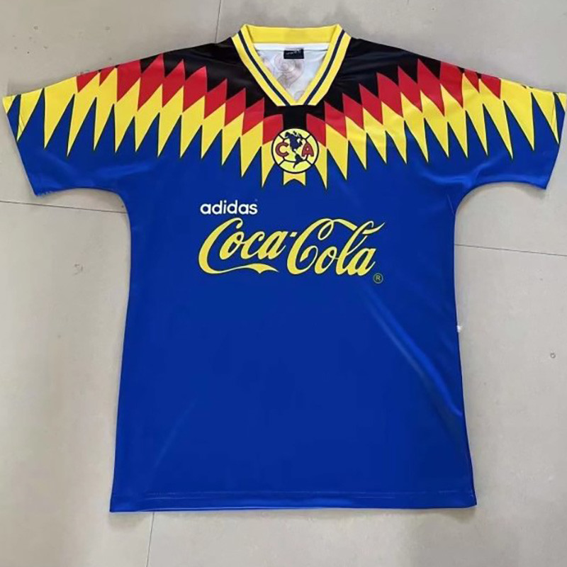 Vintage Soccer Jerseys Club America Away Jersey Shirts 1995