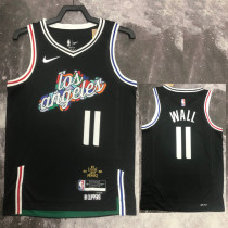 22-23 Clippers WALL #11 Black City Edition Top Quality Hot Pressing NBA Jersey