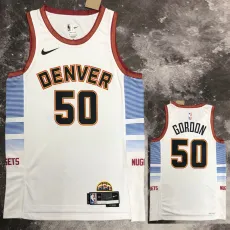 22-23 Nuggets GORDON #50 White City Edition Top Quality Hot Pressing NBA Jersey