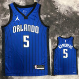 22-23 Magic BANCHERO #5 Royal blue Top Quality Hot Pressing NBA Jersey (Trapeze Edition)