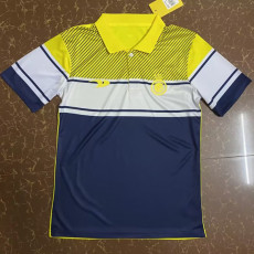 2023 AL-Nassr Yellow Royal blue Polo Short Sleeve