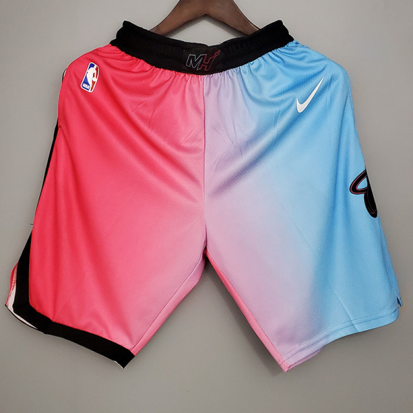 20-21 HEAT Red City Edition Top Quality NBA Pants (渐变)