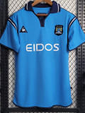 2001-2002 Man City Home Retro Soccer Jersey