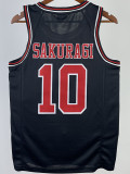 2023 SHOHOKU SAKURAGI #10 Black Top Quality Hot Pressing NBA Jersey (带标）