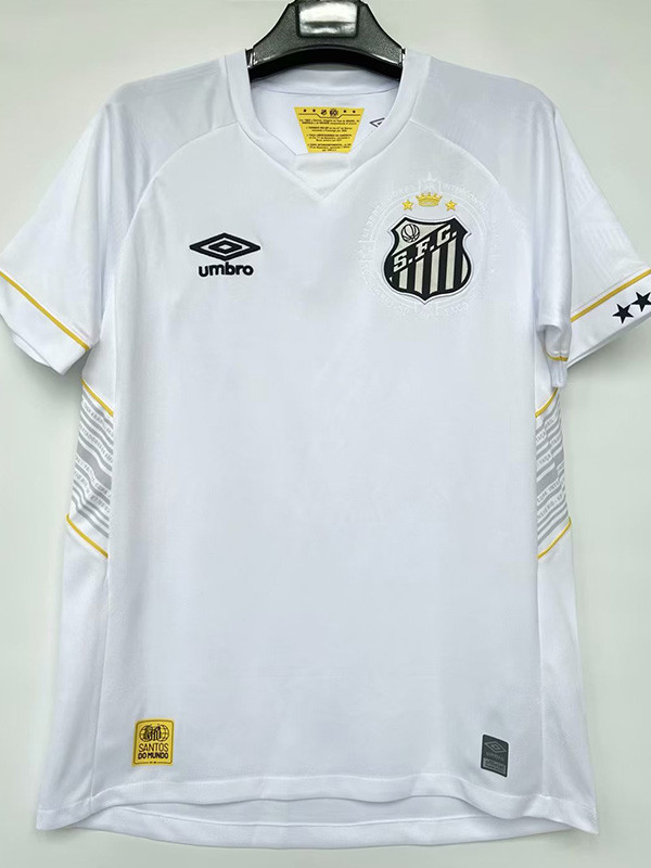 US$ 14.50 - 23-24 Santos FC Home 1:1 Fans Soccer Jersey (无广告版) -  m.sptkit.com