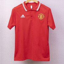 23-24 Man Utd Red Polo Short Sleeve