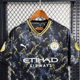 2023 Man City Special Edition Black Gold Training Shirts