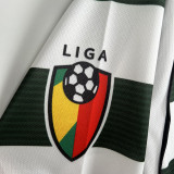 2001-2002 Sporting Lisbon Home Long Sleeve Retro Soccer Jersey (长袖)