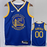 22-23 WARRIORS KUMINGA #00 Blue Top Quality Hot Pressing NBA Jersey (V领)