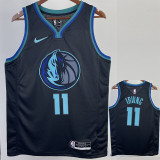 22-23 Dallas Mavericks IRVING #11 Blue Black Top Quality Hot Pressing NBA Jersey