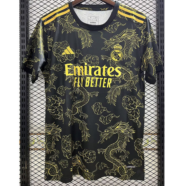 2023 RMA Black Special Edition Fans Training Shirts 黑金龙