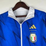 2023 Italy Blue & White Double Sided Windbreaker (双面风衣)