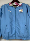 2023 Man City White & Blue Double Sided Windbreaker (双面风衣)