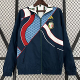 2023 Italy Dark green & White Double Sided Windbreaker (双面风衣)