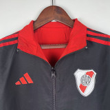 23-24 River Plate Black & Red Double Sided Windbreaker (双面风衣)