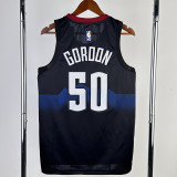 23-24 Nuggets GORDON #50 Black City Edition Top Quality Hot Pressing NBA Jersey