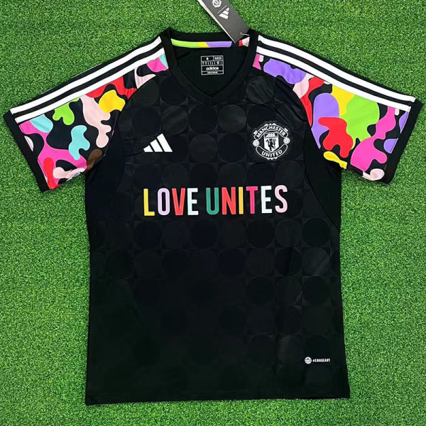 23-24 Man Utd Black Pre-match Training shirts